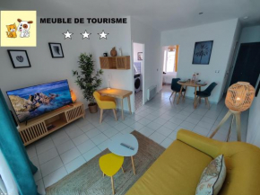 Superbe cocon 3 étoiles -plein sud- parking- proche village et plages